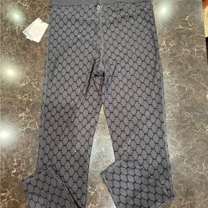 Noli Black Patterned Leggings